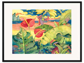 Gerahmter Kunstdruck Banana Bay