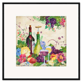 Impresión de arte enmarcada Siena Wine I