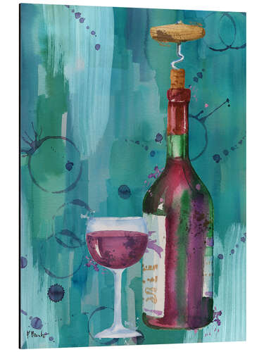 Aluminium print Astoria Wine II