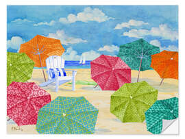 Wall sticker Sunnyside Umbrellas II