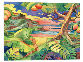 Foam board print Mango Bay II