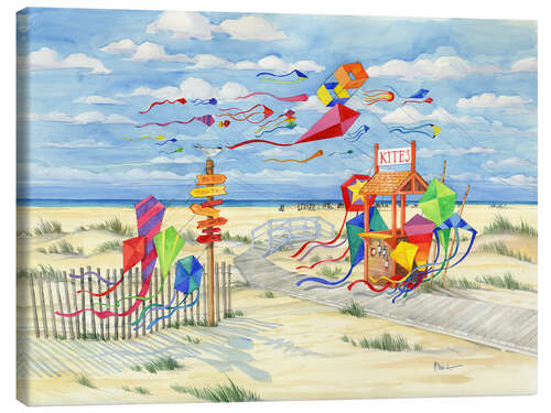 Canvas print Kite Kiosk in the Wind I