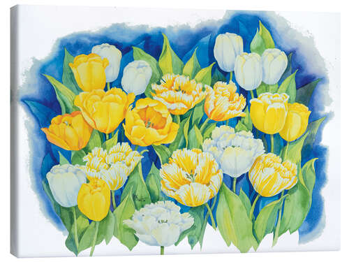 Tableau sur toile Yellow Tulips