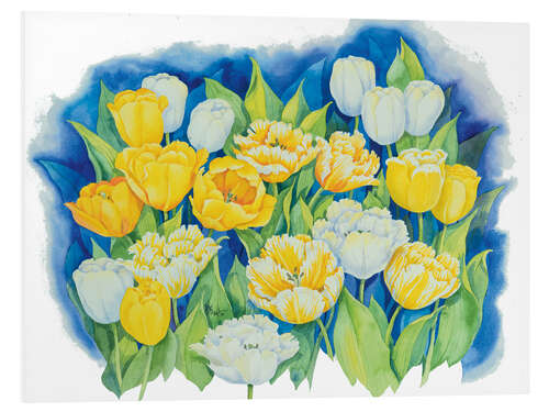 PVC-tavla Yellow Tulips