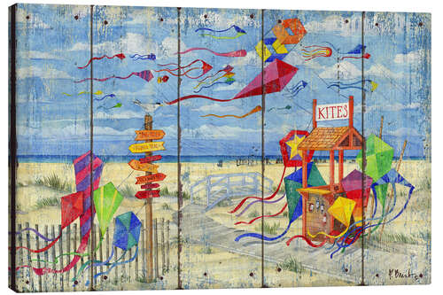 Canvas print Kite Kiosk in the Wind II