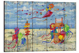 Magnettafel Drachenkiosk im Wind II