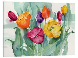 Alubild Mixed Tulips