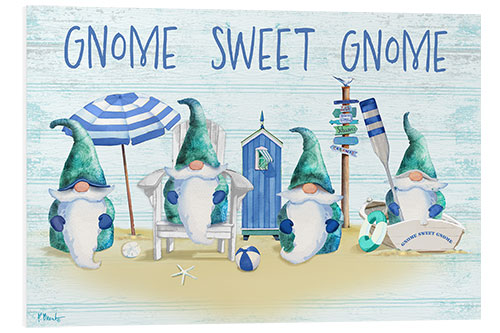 Foam board print Coastal Gnomes