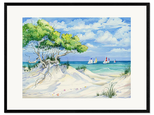 Impression artistique encadrée Seagrove Beach