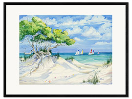 Impression artistique encadrée Seagrove Beach