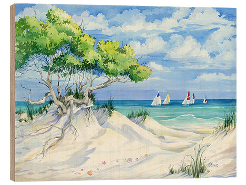 Hout print Seagrove Beach