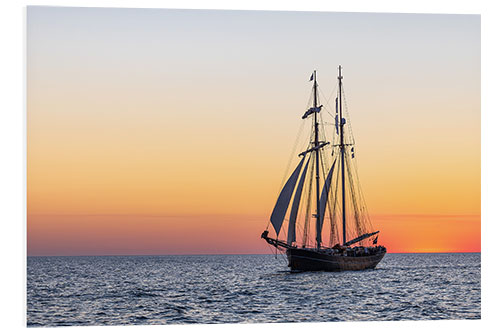 Foam board print Sail Ship on the Baltic Sea I