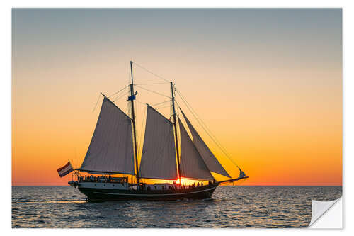 Vinilo para la pared Sail Ship on the Baltic Sea II