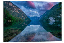 Hartschaumbild Sommerabend am Königssee