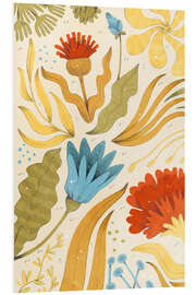 Foam board print Floral World