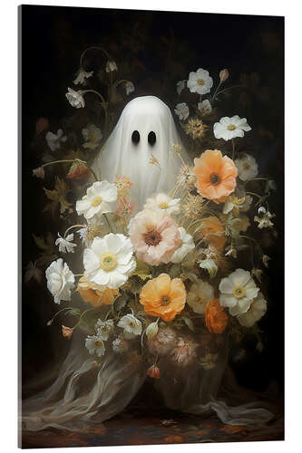 Akrylglastavla Ghost Among Flowers