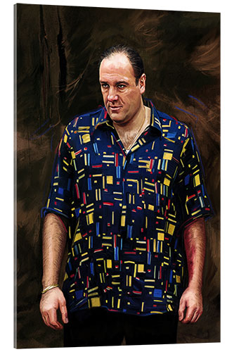 Akrylglastavla The Sopranos - James Gandolfini