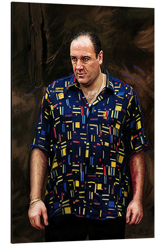 Aluminiumsbilde The Sopranos - James Gandolfini