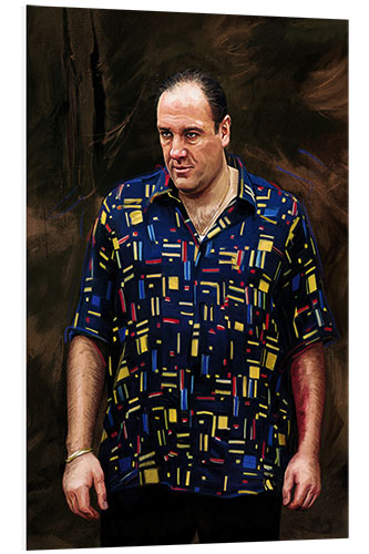 PVC-taulu The Sopranos - James Gandolfini