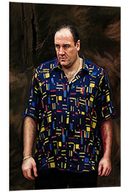 PVC-taulu The Sopranos - James Gandolfini