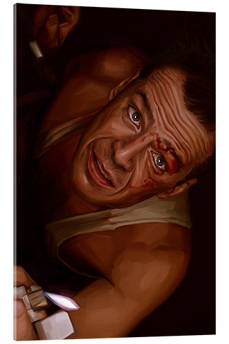 Acrylglasbild Bruce Willis - Die Hard