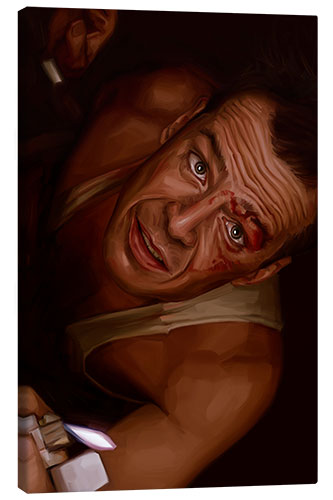 Canvas print Bruce Willis - Die Hard