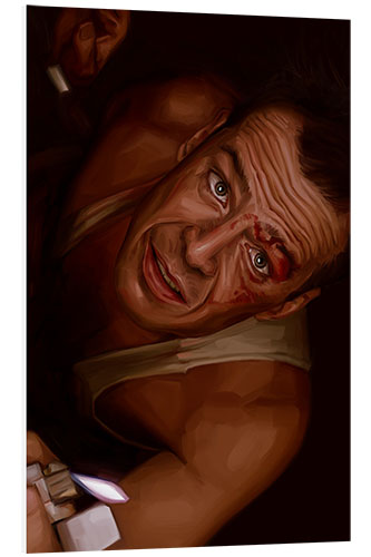 PVC print Bruce Willis - Die Hard