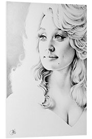 Foam board print Dolly Parton