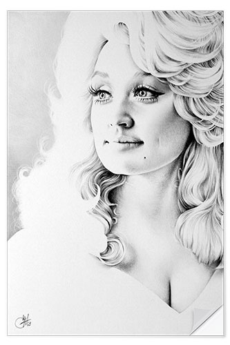 Wall sticker Dolly Parton