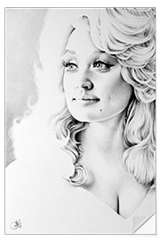 Wall sticker Dolly Parton