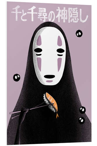 Tableau en PVC Kaonashi No-face, Spirited Away