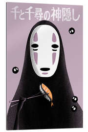 Quadro em plexi-alumínio Kaonashi No-face, Spirited Away