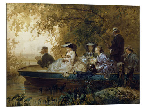 Tableau en aluminium Boat Tour, 1857