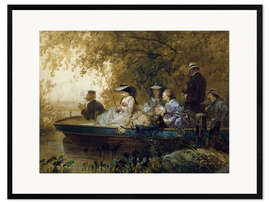 Framed art print Boat Tour, 1857