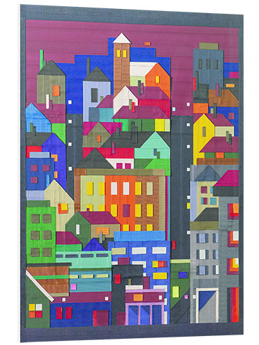 PVC print Untitled (View of a City)