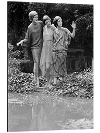 Aluminiumtavla Women in Costumes Styled by Wladyslaw Benda, 1925