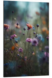 Magnettafel Bunte Wildblumen