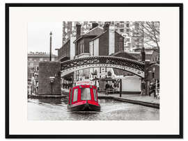 Gerahmter Kunstdruck Kanal in Brimingham