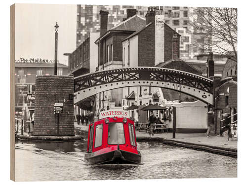 Tableau en bois Birmingham Canal