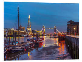 Foam board print Thames Quay, London