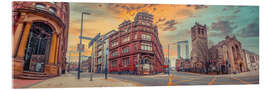 Acrylglas print Streets of Leeds