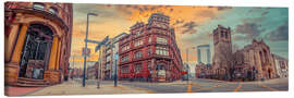 Canvas print Streets of Leeds