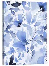 Canvas print Blue Flower Dreams