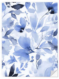 Wall sticker Blue Flower Dreams