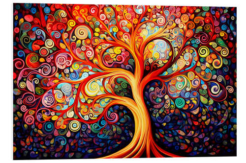 Foam board print Tree of Life