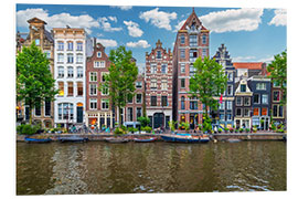 Quadro em PVC Houses of Amsterdam, Holland