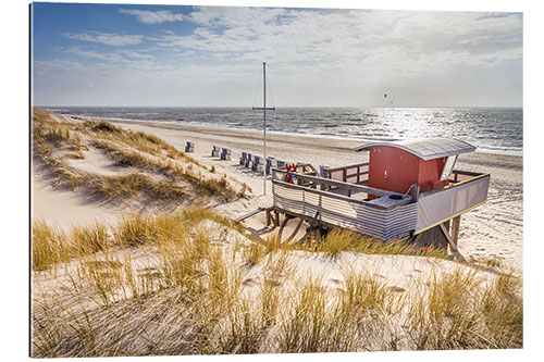 Quadro em plexi-alumínio West Beach of Kampen on Sylt