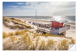 Wall sticker West Beach of Kampen on Sylt