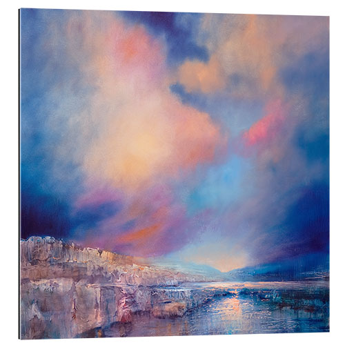 Gallery print Pink Evening Light Over The Coast