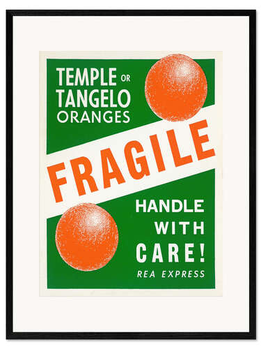 Impresión de arte enmarcada Temple or Tangelo Oranges